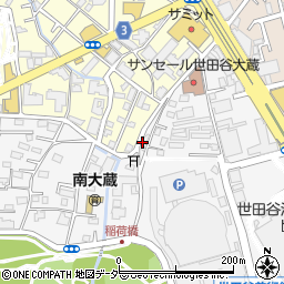 東京都世田谷区大蔵1丁目5周辺の地図