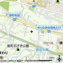 東京都八王子市館町261周辺の地図