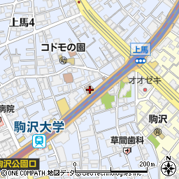 ＭＢＥ２４６駒沢店周辺の地図