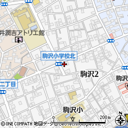 東京都世田谷区駒沢2丁目35-6周辺の地図