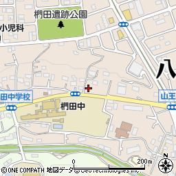 東京都八王子市椚田町403周辺の地図