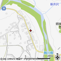 山梨県上野原市鶴川22周辺の地図
