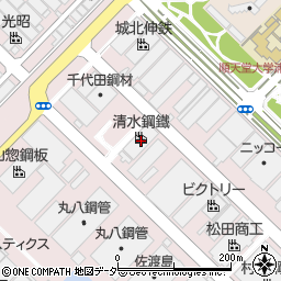 千葉県浦安市港54周辺の地図