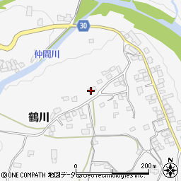 山梨県上野原市鶴川144周辺の地図