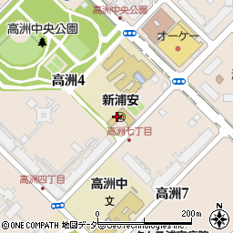 暁星国際学園新浦安幼稚園周辺の地図