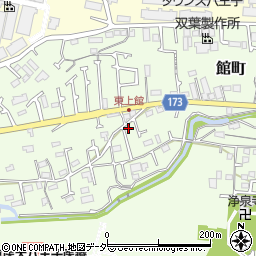 東京都八王子市館町587周辺の地図