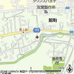 東京都八王子市館町596周辺の地図