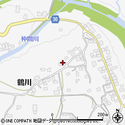 山梨県上野原市鶴川143周辺の地図