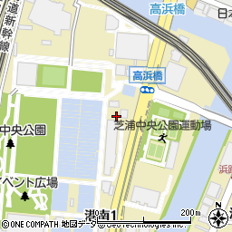 東京都下水道局　第二基幹施設再構築事務所周辺の地図