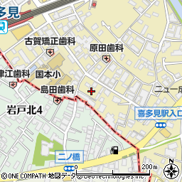 東京都世田谷区喜多見8丁目14周辺の地図