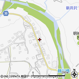 山梨県上野原市鶴川21周辺の地図