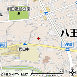 東京都八王子市椚田町392周辺の地図