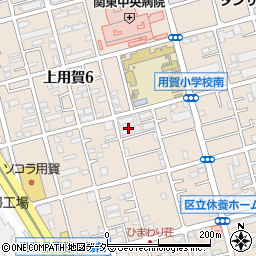 東京都世田谷区上用賀6丁目周辺の地図