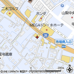 株式会社甲信マツダ　国母店周辺の地図