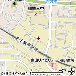 東京都稲城市矢野口3097-7周辺の地図