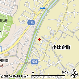 東京都八王子市小比企町2854周辺の地図