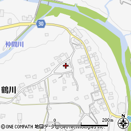 山梨県上野原市鶴川192周辺の地図