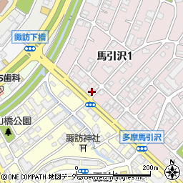 クリーニングの共栄永山店周辺の地図