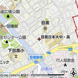 東京都目黒区目黒1丁目23-11周辺の地図