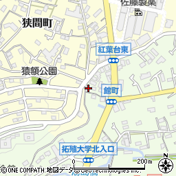 東京都八王子市館町657周辺の地図