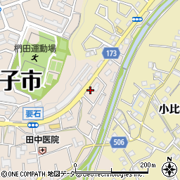 東京都八王子市椚田町310周辺の地図
