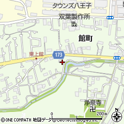 東京都八王子市館町595周辺の地図