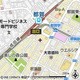 千葉銀行都賀支店周辺の地図
