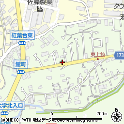 東京都八王子市館町554周辺の地図