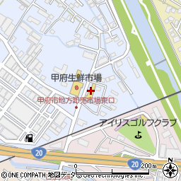 奈良田本店周辺の地図