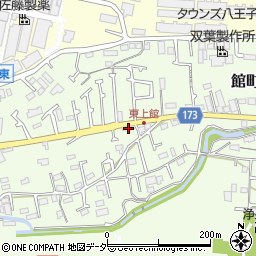 東京都八王子市館町582周辺の地図