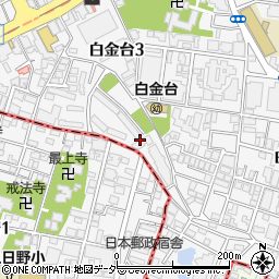 ロイヤルシーズン白金台周辺の地図