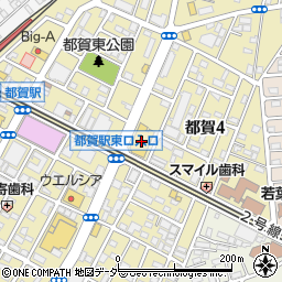 ファッションセンターしまむら都賀店周辺の地図