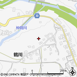 山梨県上野原市鶴川139周辺の地図
