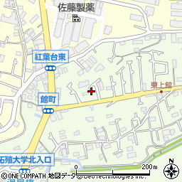 東京都八王子市館町557周辺の地図