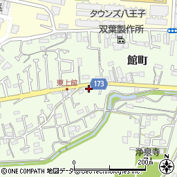 東京都八王子市館町594周辺の地図
