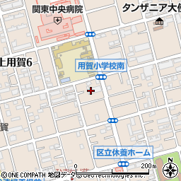 東京都世田谷区上用賀6丁目13周辺の地図