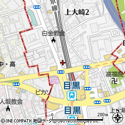 東京都品川区上大崎2丁目17-3周辺の地図