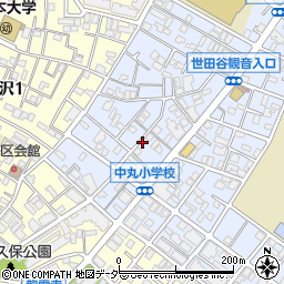 東京都世田谷区下馬3丁目周辺の地図