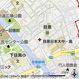 東京都目黒区目黒1丁目23周辺の地図