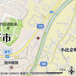 東京都八王子市椚田町334周辺の地図