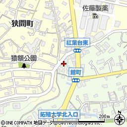 東京都八王子市館町653周辺の地図