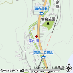 東京都八王子市高尾町周辺の地図