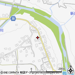 山梨県上野原市鶴川80周辺の地図