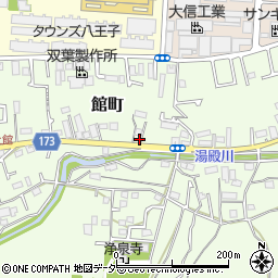 東京都八王子市館町400周辺の地図