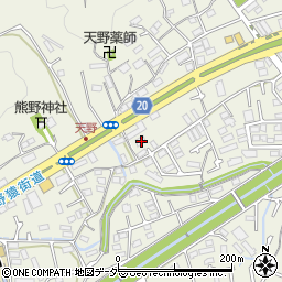 東京都八王子市東中野80周辺の地図