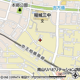 東京都稲城市矢野口3095周辺の地図