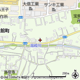東京都八王子市館町381周辺の地図