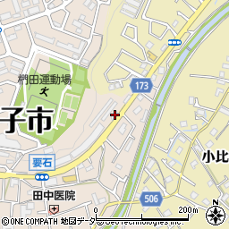 東京都八王子市椚田町328周辺の地図