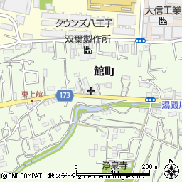 東京都八王子市館町526周辺の地図