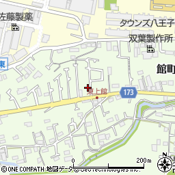 東京都八王子市館町541周辺の地図